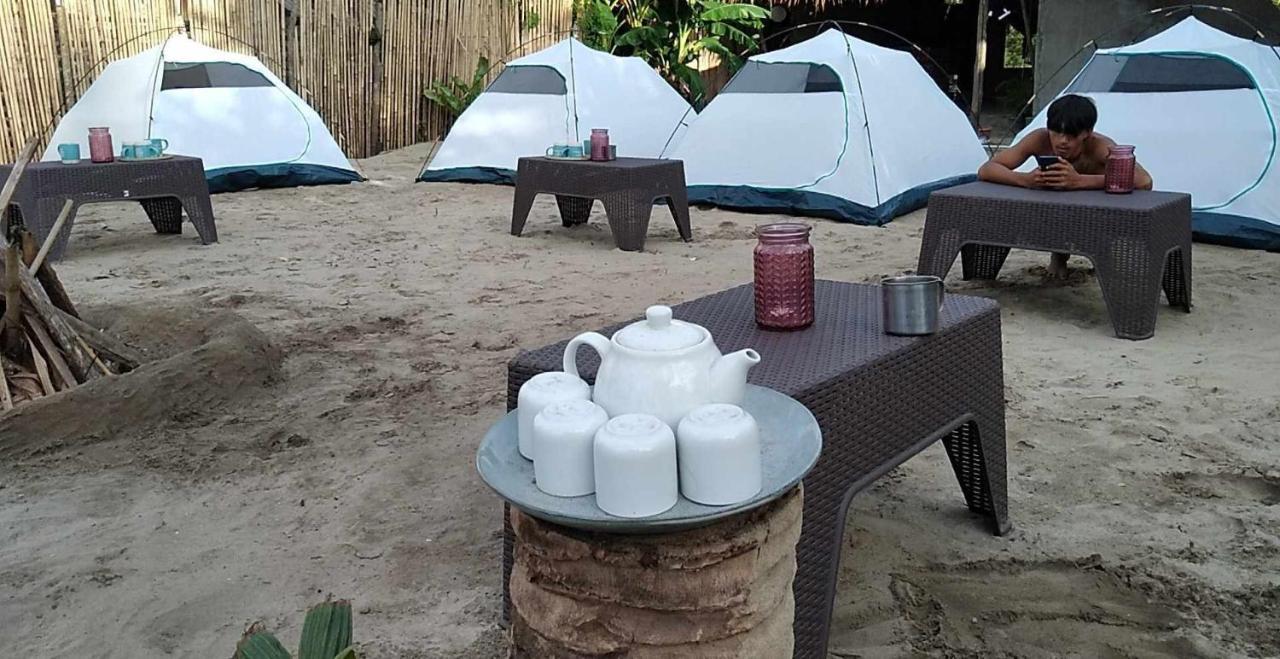 Bucana Kamp Payapa Beachfront 爱妮岛 外观 照片