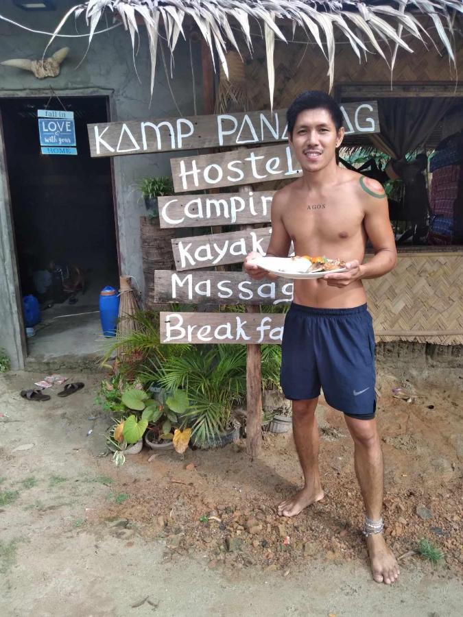 Bucana Kamp Payapa Beachfront 爱妮岛 外观 照片