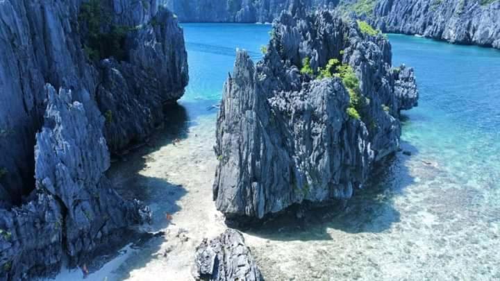 Bucana Kamp Payapa Beachfront 爱妮岛 外观 照片