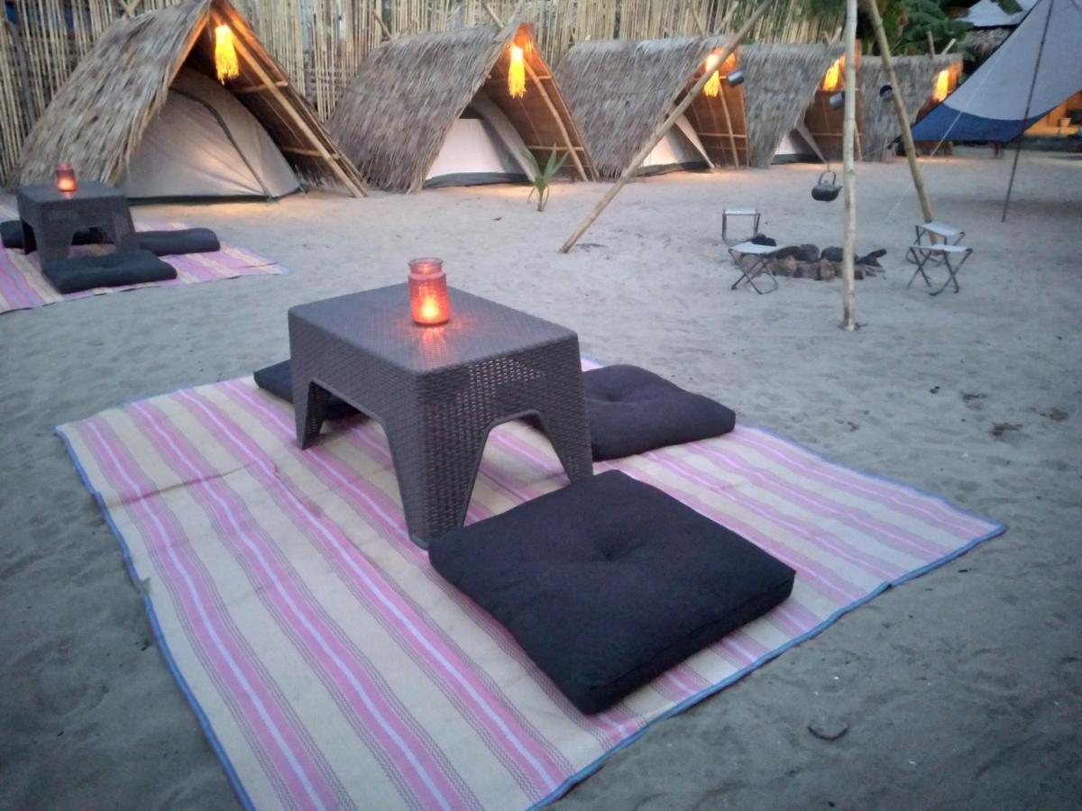 Bucana Kamp Payapa Beachfront 爱妮岛 外观 照片