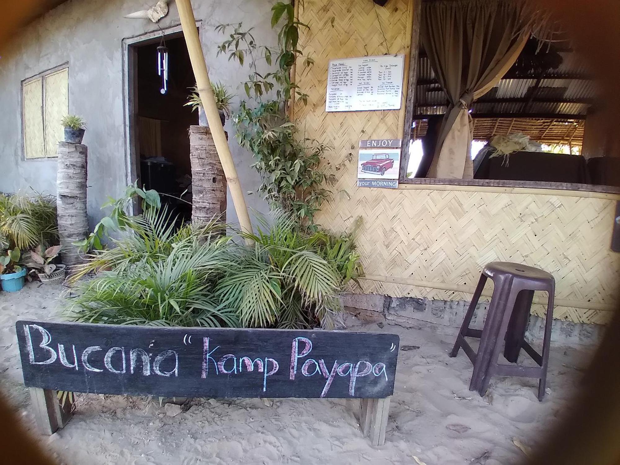 Bucana Kamp Payapa Beachfront 爱妮岛 外观 照片