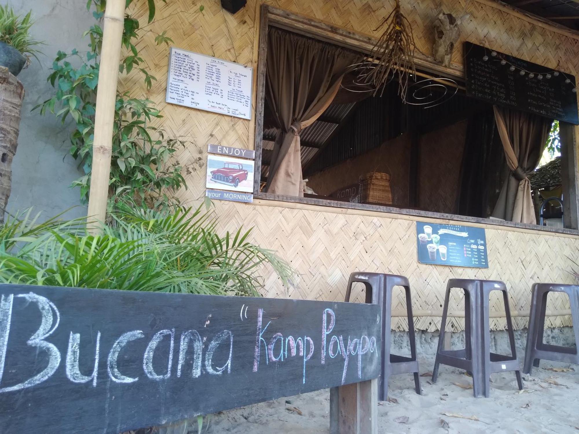 Bucana Kamp Payapa Beachfront 爱妮岛 外观 照片