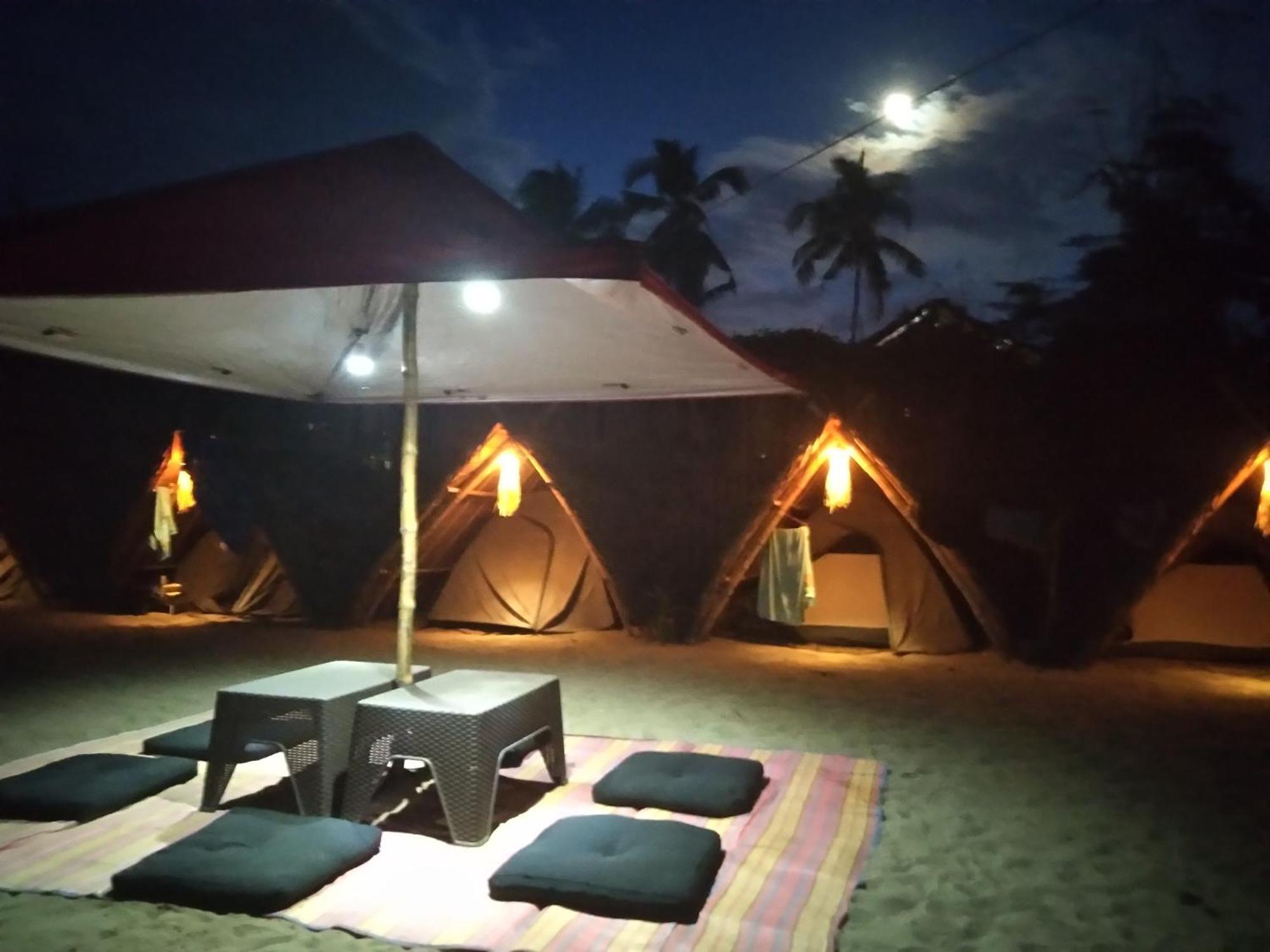 Bucana Kamp Payapa Beachfront 爱妮岛 外观 照片
