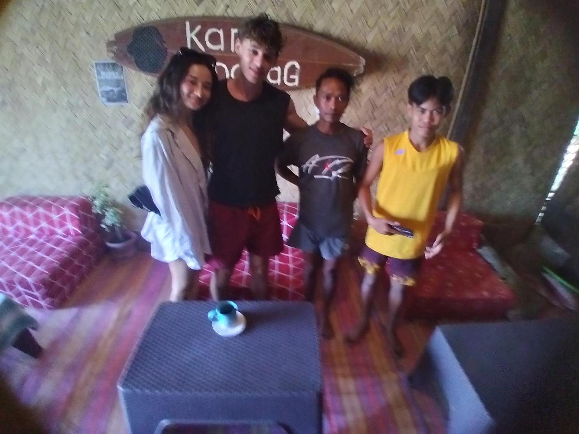 Bucana Kamp Payapa Beachfront 爱妮岛 外观 照片